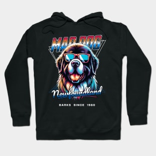 Mad Dog Newfoundland Dog Hoodie